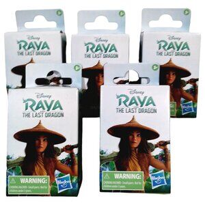Disney Raya The Last Dragon Mini Collectible Figures Set Of 5 Boxes By Hasbro